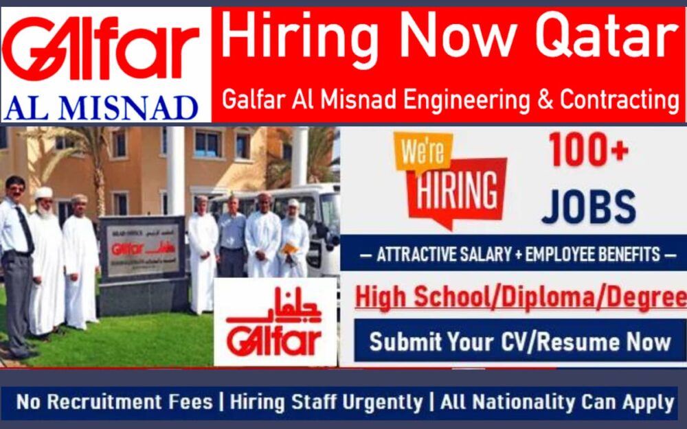 Galfar Qatar Careers: Galfar Qatar Job Vacancy
