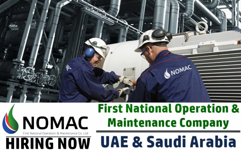 NOMAC Job Vacancies UAE, Saudi Arabia, Oman