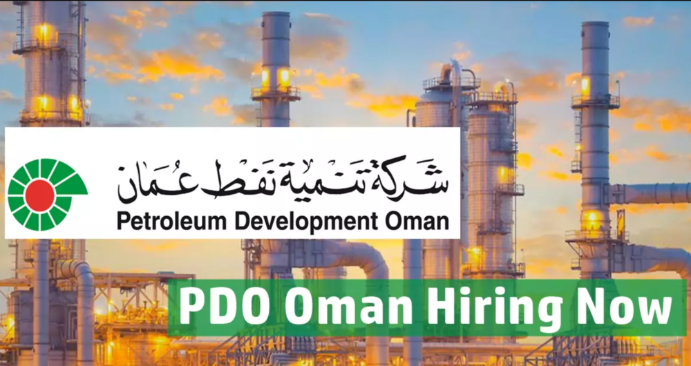 Petroleum Development Oman Job Vacancies