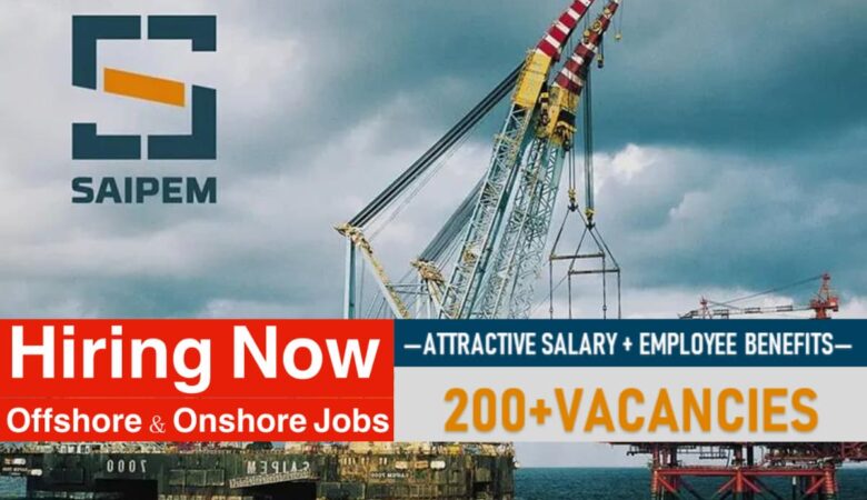 Saipem Oil and Gas Jobs: UAE, KSA, Italy, Qatar, Thailand, Mozambique