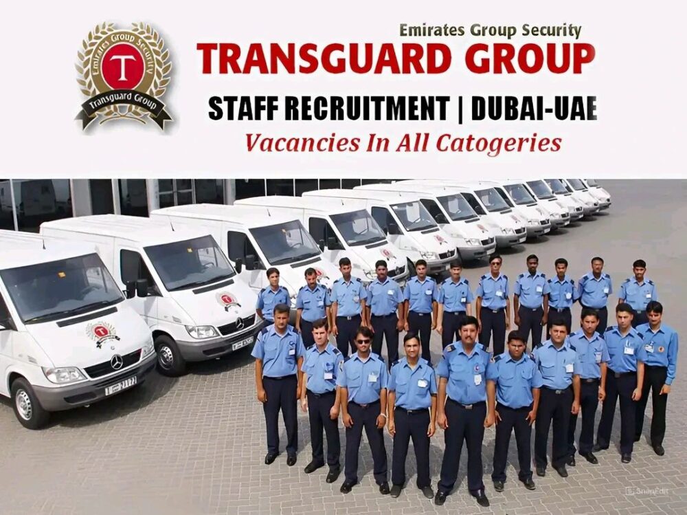 Transguard Group Job Vacancy Dubai, Abu Dhabi, UAE
