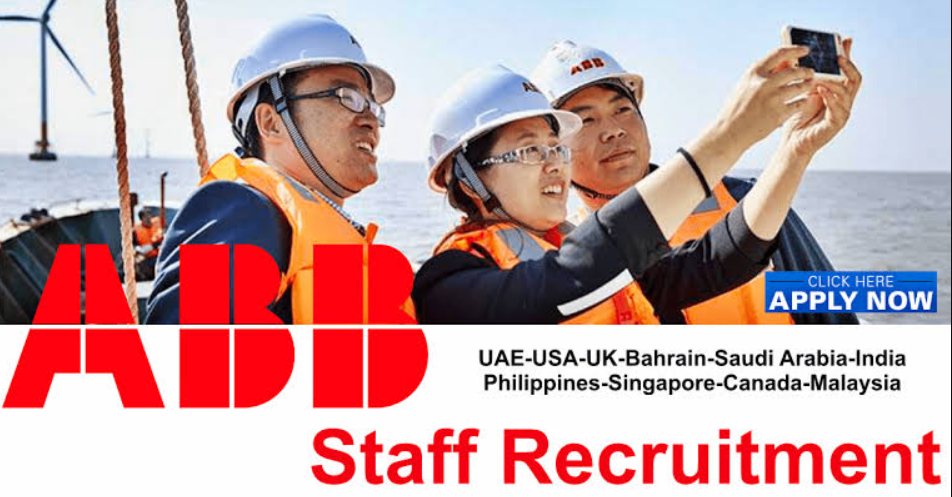 ABB Jobs UAE, USA, UK, India, Malaysia, Canada, Singapore