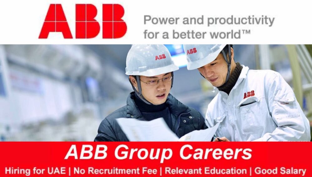 ABB Jobs UAE, KSA, USA, UK, India, Singapore, Malaysia, Canada