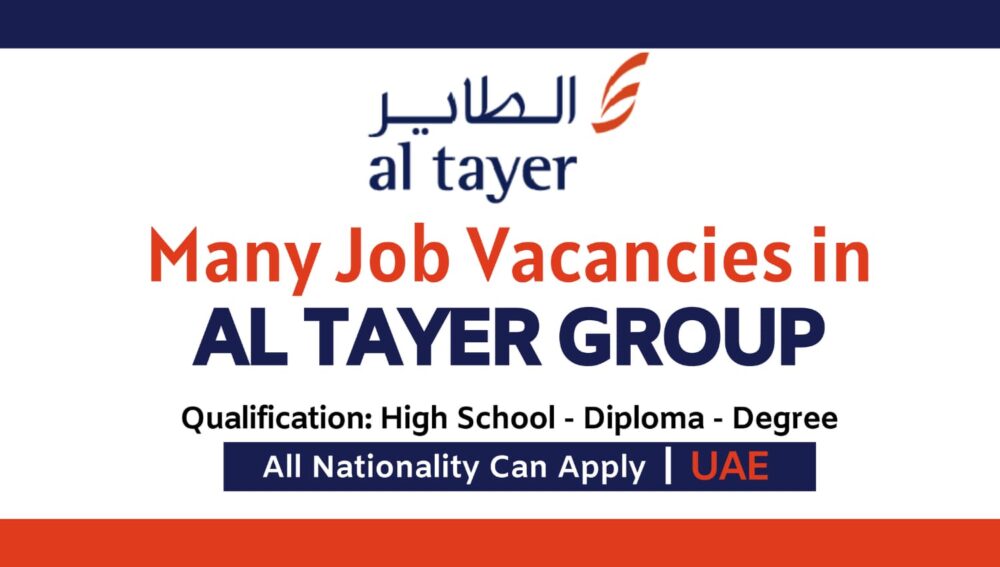 Al Tayer Group Jobs UAE, Kuwait, Saudi Arabia