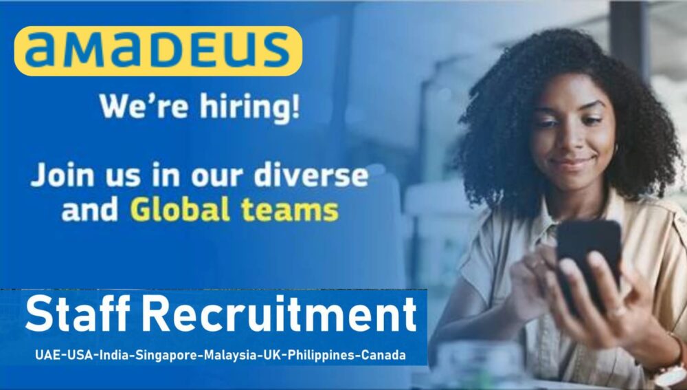 Amadeus Careers USA, Singapore, Philippines, UK, UAE, India