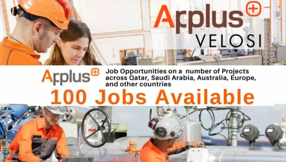 Applus Velosi Job Vacancies: UAE, Qatar, Saudi Arabia, India