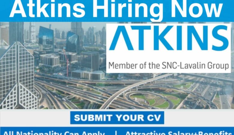 Atkins Jobs UAE, Saudi Arabia, USA, UK, India